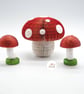 Toadstool decoration made from a book - Image 7