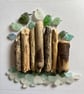 "Flock on the Dock" Seaglass picture new baby,grandchild,children family picture