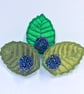 Leaf brooch. - Image 3