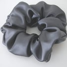 Mulberry Silk Hair Scrunchie Silk Hair Ties Grey
