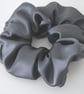 Mulberry Silk Hair Scrunchie Silk Hair Ties Grey