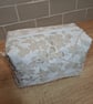 Boxed toiletry bag in beige and creamy-white - Image 2