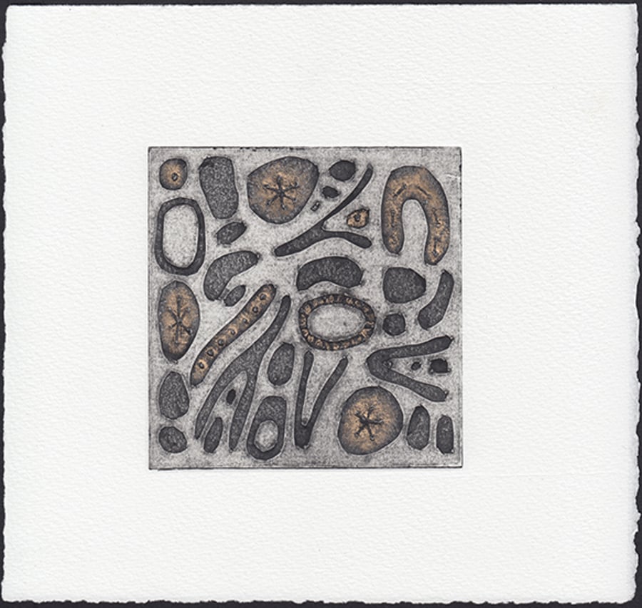 Abstract Mini Print : Forgotten Things 