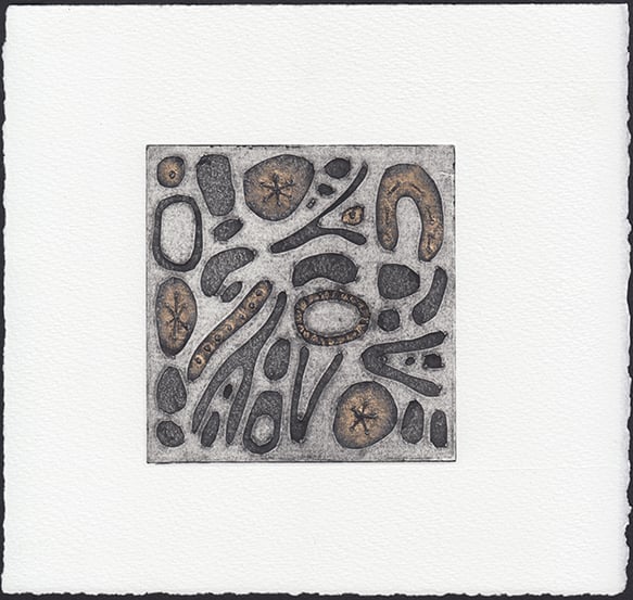 Abstract Mini Print : Forgotten Things 