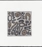 Abstract Mini Print : Forgotten Things 