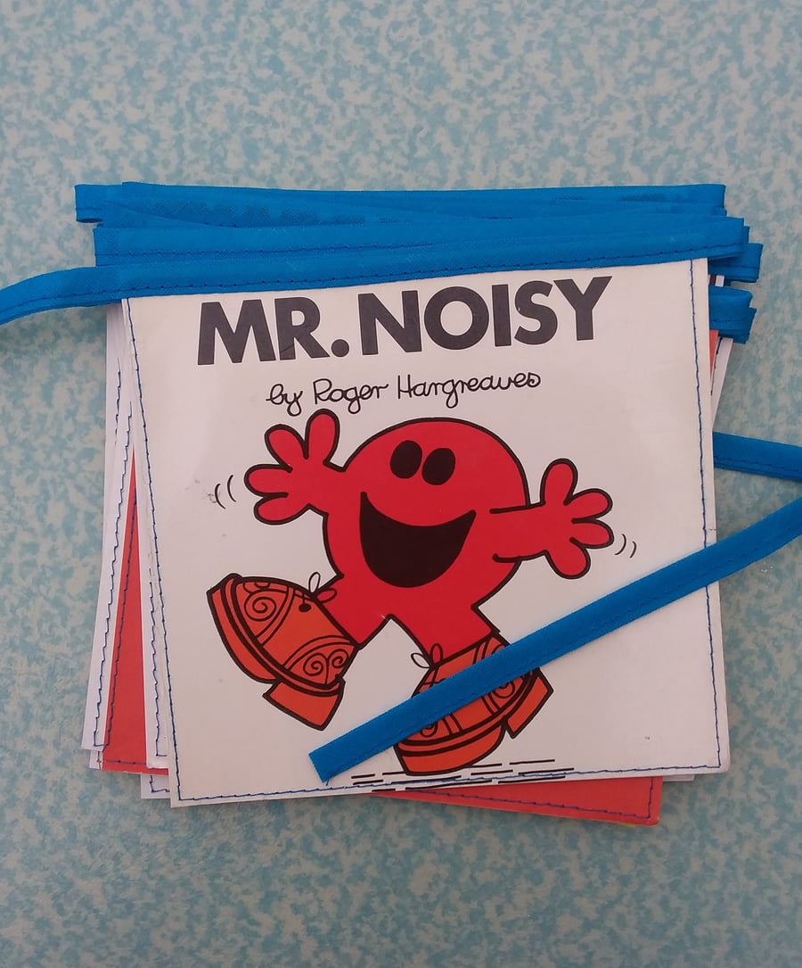 Book bunting - Mr Noisy