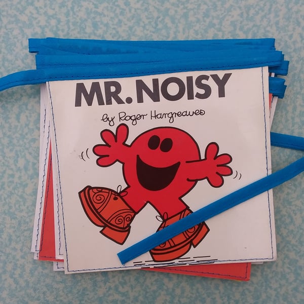 Book bunting - Mr Noisy