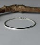 Silver Bar Bracelet, sterling silver minimal jewellery