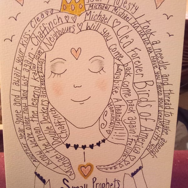 Small Prophets inspired original drawing 