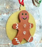 Seaglass and clay Christmas ornaments - Image 4
