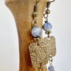  Blue Sodalite Dangle Drop Earrings