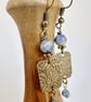  Blue Sodalite Dangle Drop Earrings