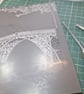'Ironbridge'. An original handprinted linoprint of Ironbridge in Shropshire. - Image 9