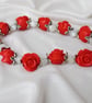 Cinnabar Rose Bracelet