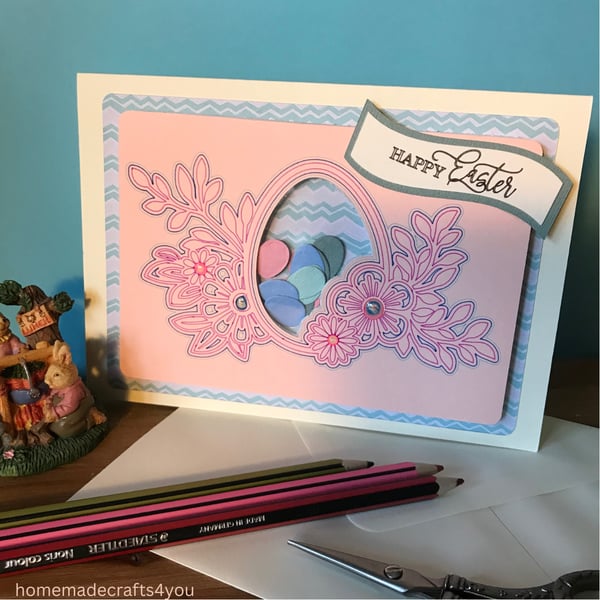 Shaker Easter Egg Card 