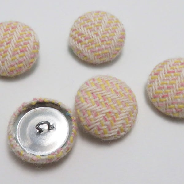 Pastel Covered Buttons