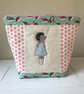 Harriet the hedgehog Christmas project bag - Image 1