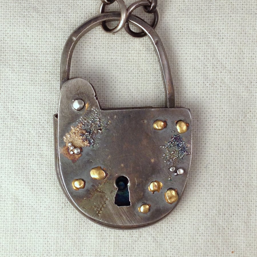 Thames padlock necklace