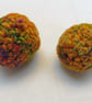 Wool Cat Balls in yellow - Image 2