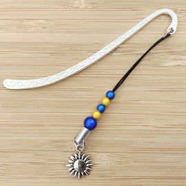 Sunflower Bookmark. Metal Bookmark. Gift For Booklovers. Reading Gift.