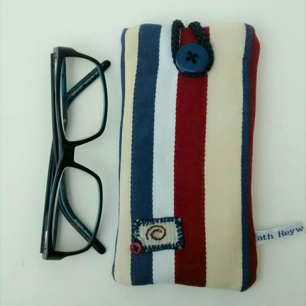 Glasses Case, Fabric Spectacles Pouch