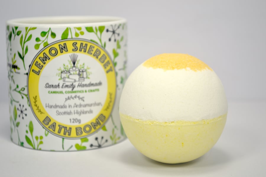 Lemon Sherbet Bath Bomb