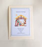 Nativity Christmas Keepsake, Christian Christmas Gift, Season Greetings Keepsake - Image 2