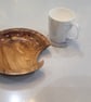 Burr Elm bowl with Natural Live edge (205 x 40 mm) - Image 5
