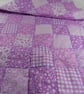 Patchwork Quilt for the Nursery in Lilac Fabric. - Image 5