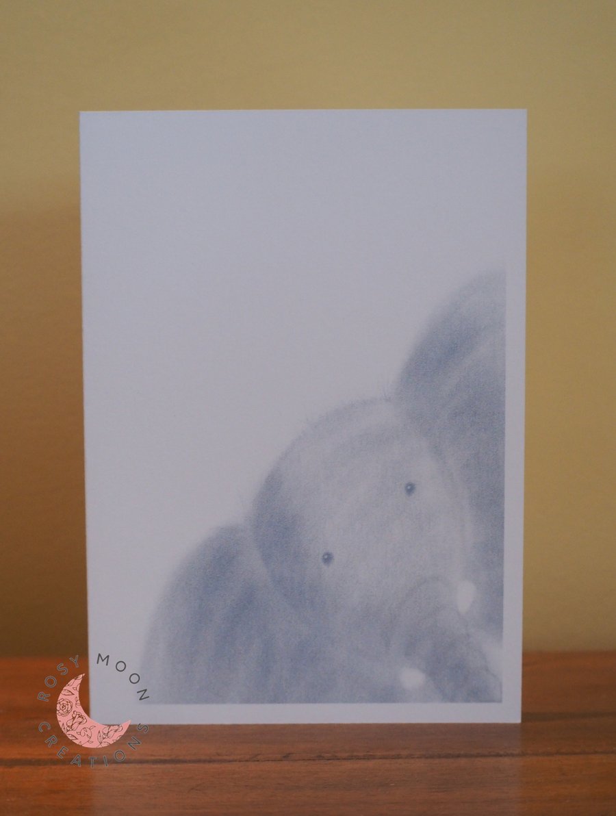 Bashful Elephant, Blank Card
