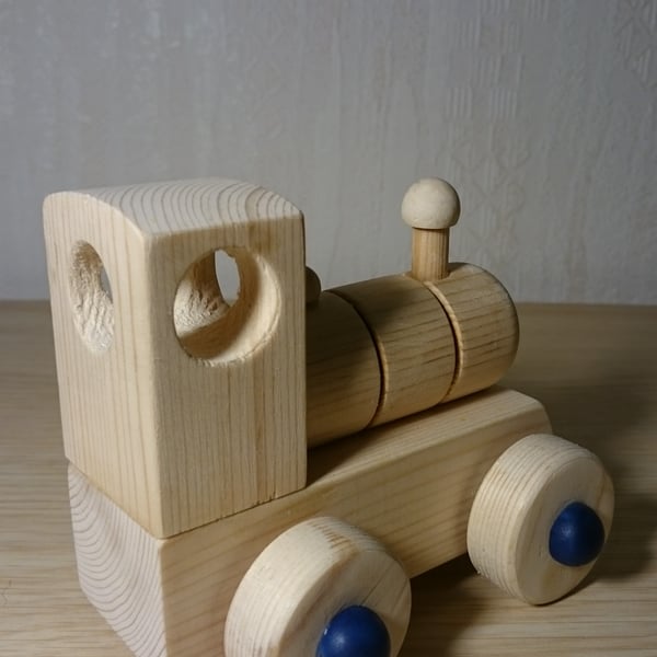 Wooden Toy Train Handmade  (No.79) 