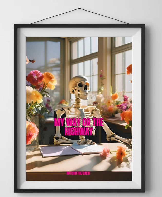 My way or the high way Limp Bizkit inspired Music Lyrics Wall Art Print