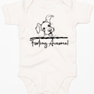 Feeling Awesome Dog - Baby Grow