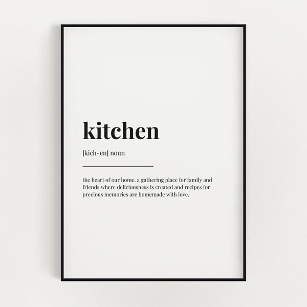 Kitchen Definition Print