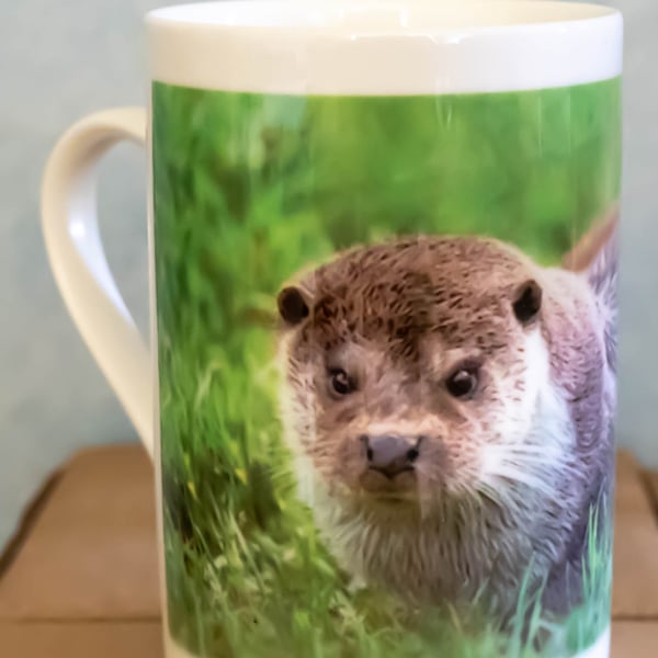Otter Porcelain Photo Mug 