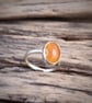Sterling silver ring with carnelian - Image 2
