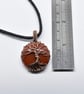 Carnelian and Copper Tree of Life Pendant - Image 7