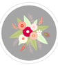 Floral Embroidery Kit, Needlepoint Kit, Craft Kit - Image 5