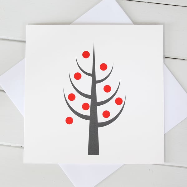 Scandi Christmas Tree Card