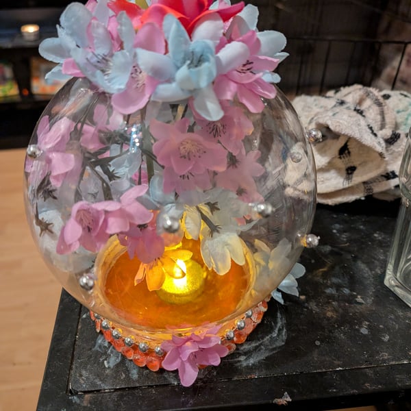 Light up flower bowl 