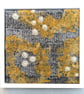 Summer Seconds Coastal Dreams Textile Art Sunburst Rain FRAMED - Image 1