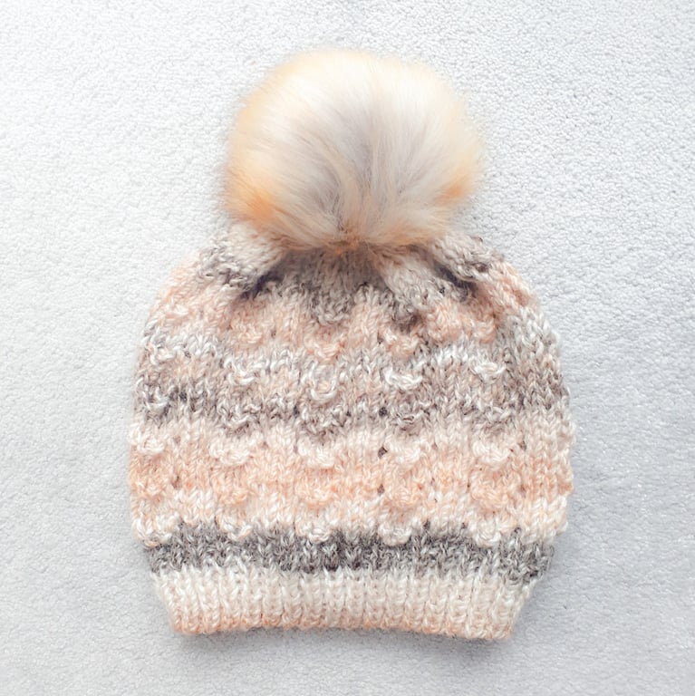 KNITTING PATTERN PDF Sanddune Hat