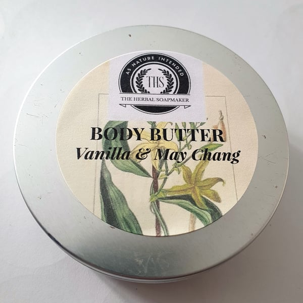 Vanilla & May Chang, whipped body butter, vegan