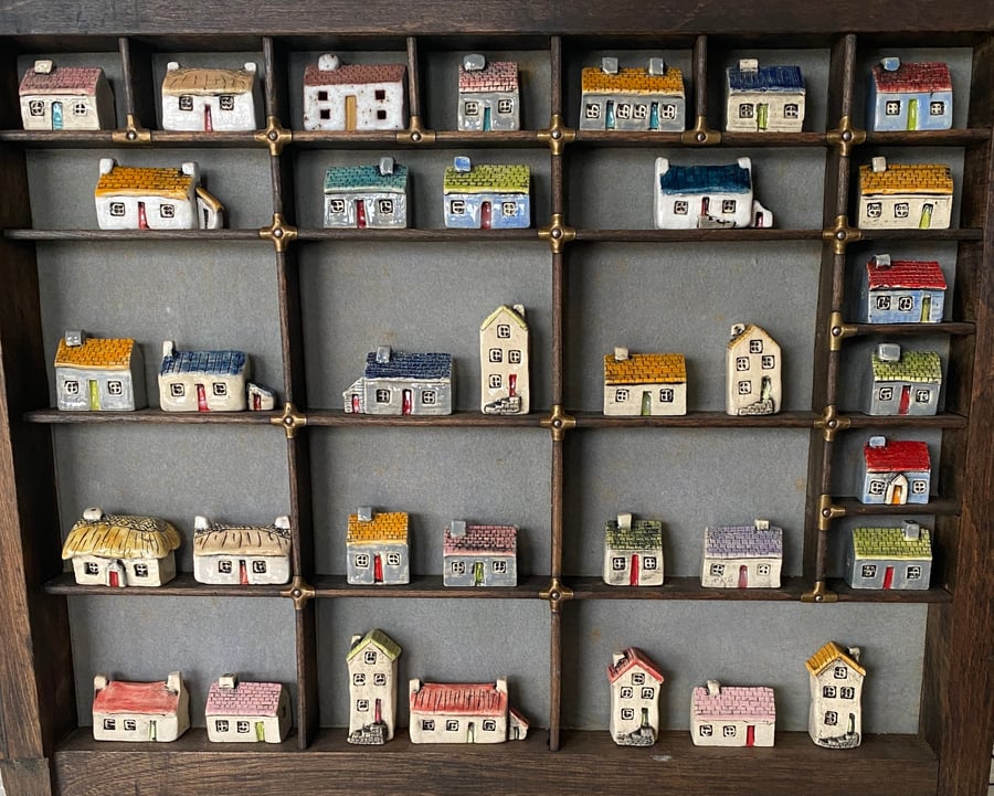 Tiny Handmade Stoneware Ceramic House, Cottage, Bothy