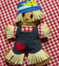 Felt gingerbread scarecrow decoration  - Image 1