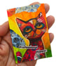 Whimsical Cat Pop Art Miniature ACEO Painting Mixed Media Original Kitty Artwork