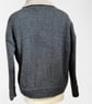 Hand Knitted Cable Pattern Cardigan In The Colour Storm - Fits Age 2 - 3 Years - Image 4
