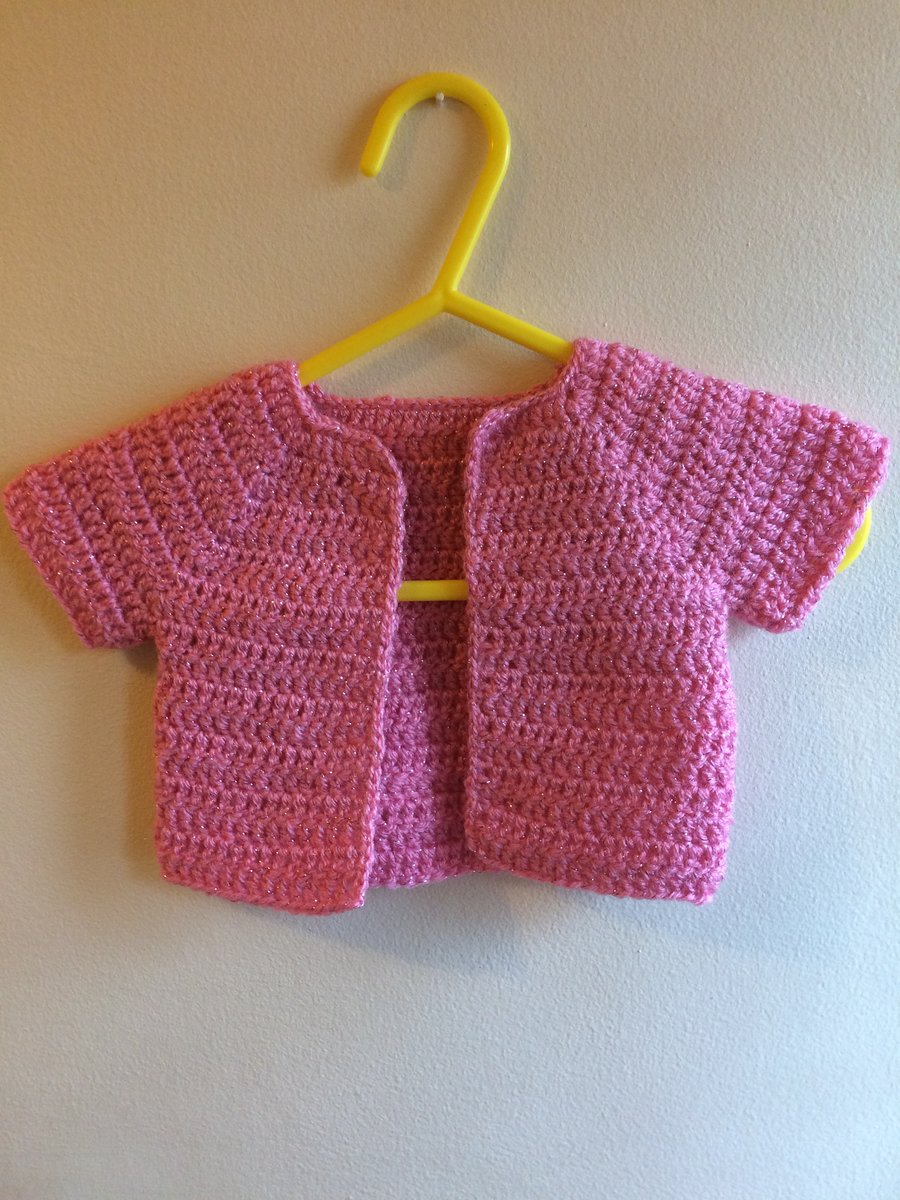 Gorgeous Short Sleeved Bolero 0-3 months