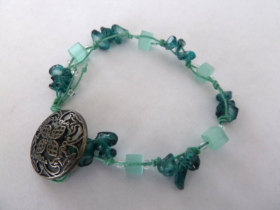 sea glass bracelet