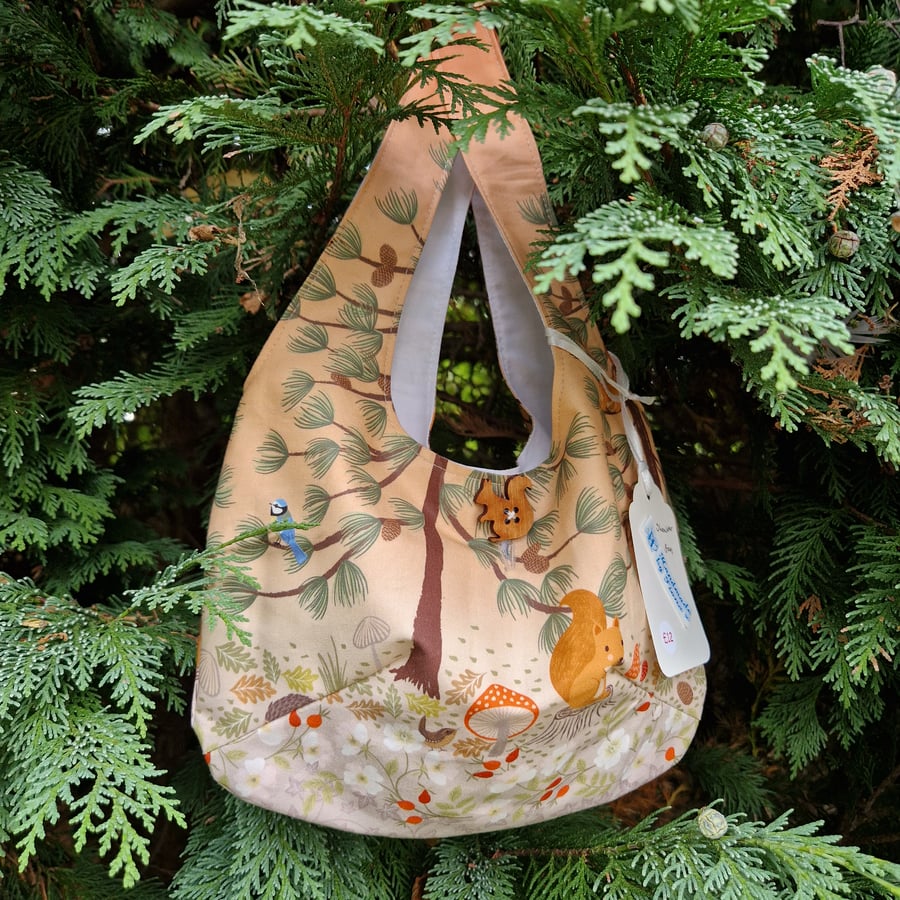 Children's Owl and Squirrel Shoulder bag 